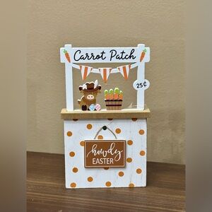 Howdy Easter Carrot Patch cow Easter Decoration